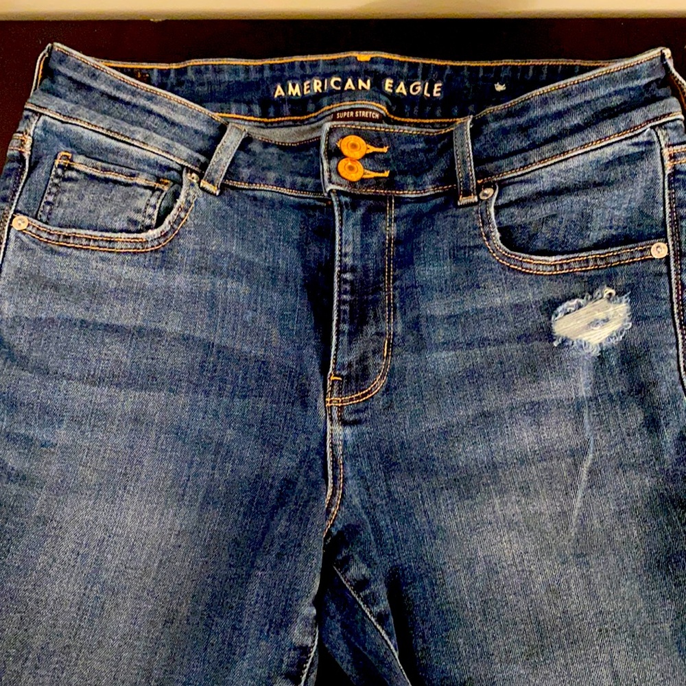 American Eagle Artist Crop Jeans